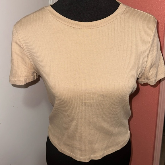 Ribbed basic tee - Picture 1 of 2